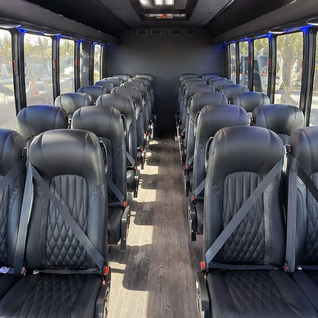 eastvale long distance transportation onboard seating