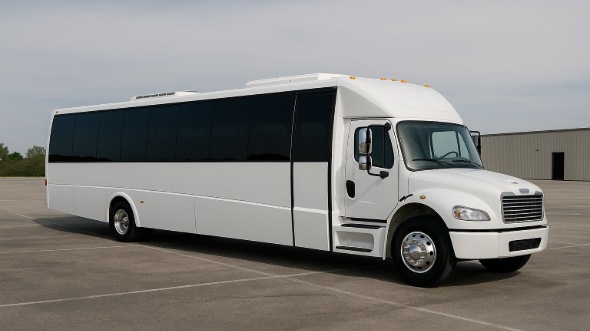 Exterior of Charter Bus Company Chino Hills's 25 Passenger Mini bus in Chino Hills