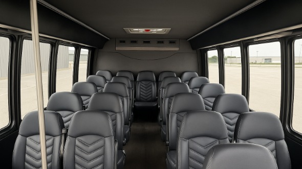 eastvale 15 passenger minibus interior
