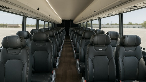 eastvale 28 passenger minibus inside