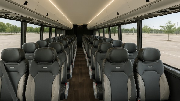 eastvale 30 passenger minibus inside