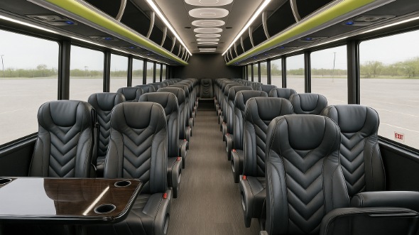 eastvale 35 passenger minibus inside