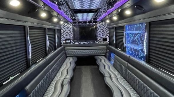 eastvale party bus rental inside