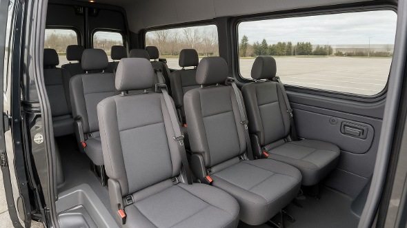 eastvale sprinter van with driver inside